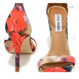 Steve Madden Floral Strap heels